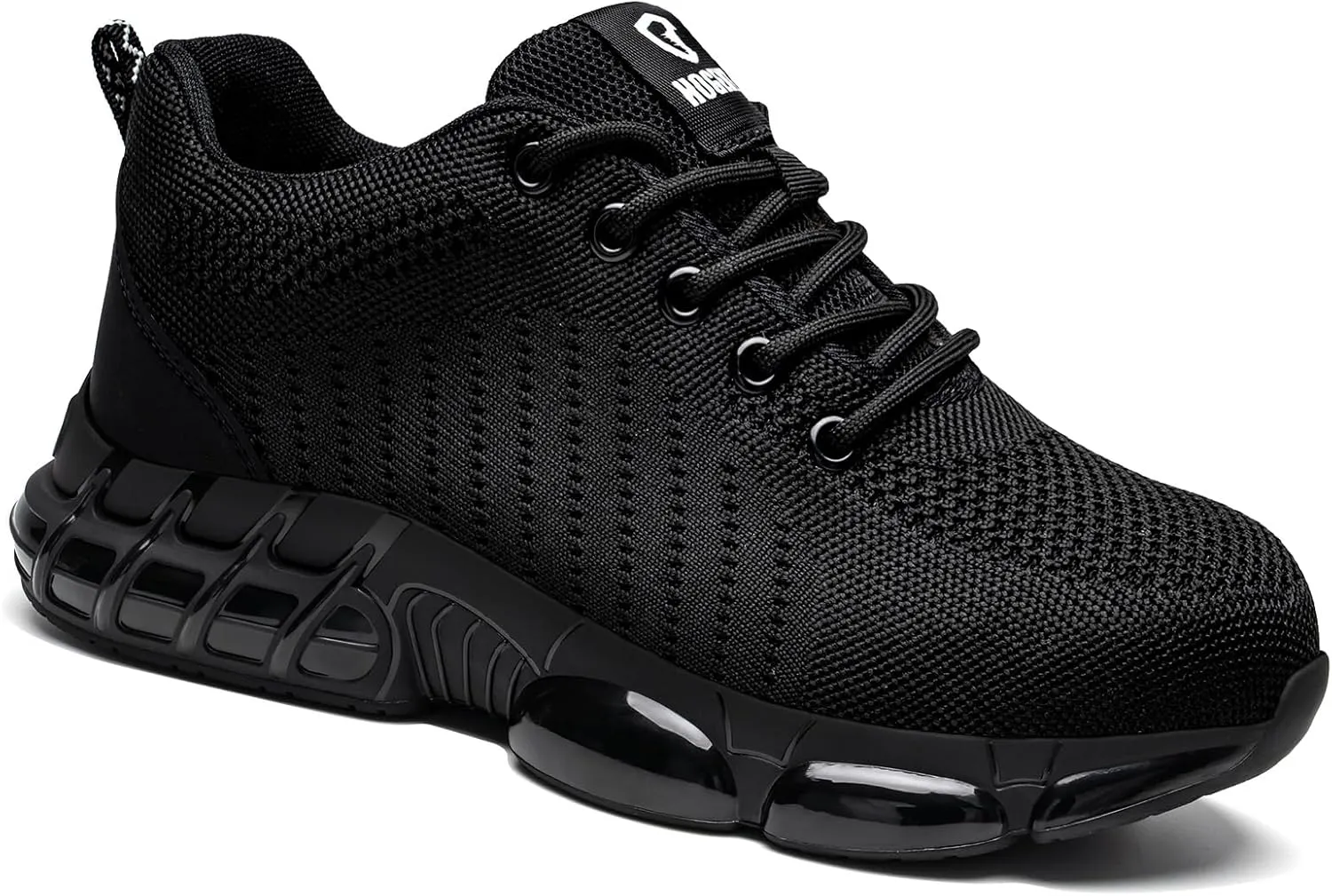 Steel Toe Shoes for Men Women Safety Work Sneakers Indestructible Comfortable Lightweight Breathable Construction Sneakers Anti Smashing Puncture Proof Air Cushion