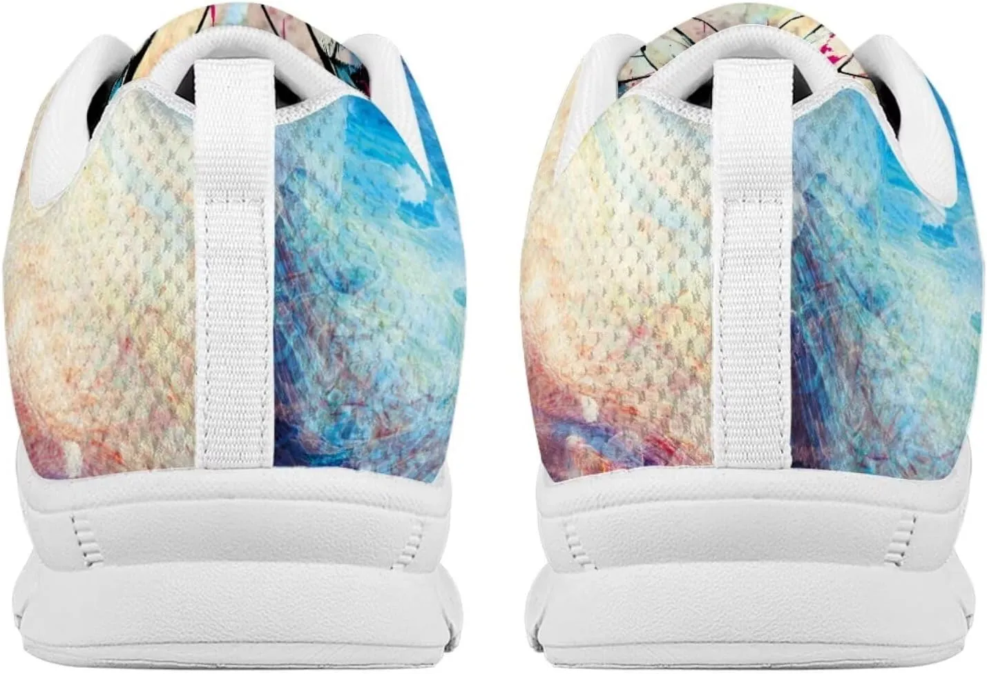 SYtrade Running Sneaker for Women Slip On Tennis Shoes Gym Sneaker White Sole