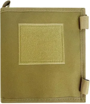 Tactical Map Case with 11×15in Clear Window, Waterproof Foldable Map Storage Bag for Outdoor Camping Hiking Cycling