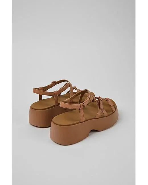 TASHA FLATFORM STRAPPY SANDAL