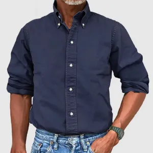 The Matteo™ | Smart Oxford Polo Long Sleeve