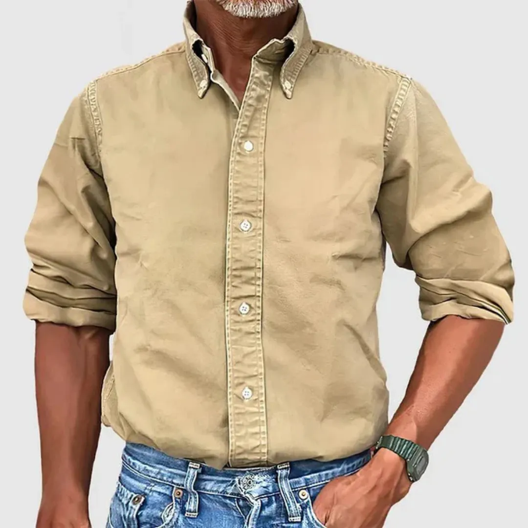The Matteo™ | Smart Oxford Polo Long Sleeve