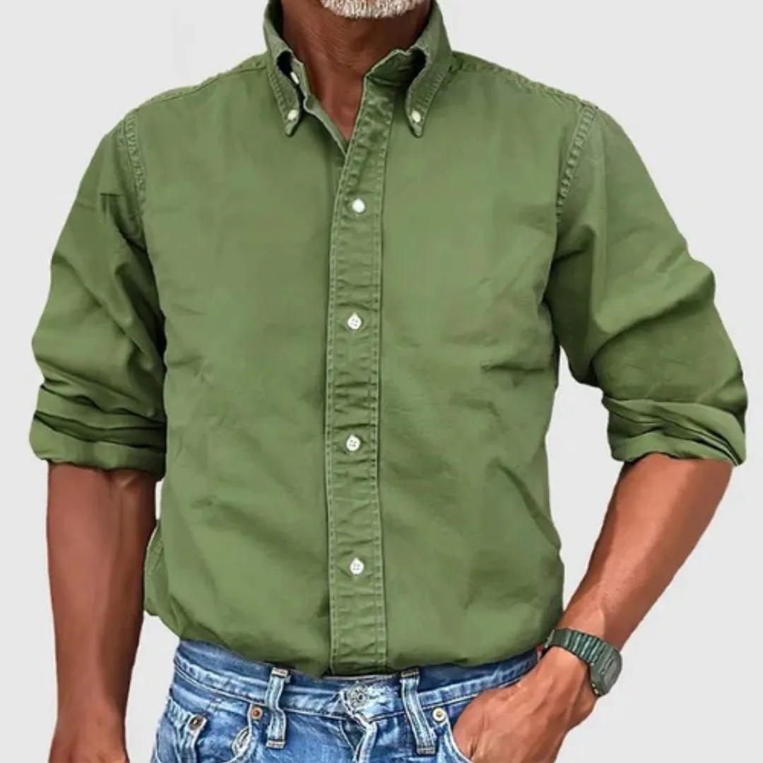The Matteo™ | Smart Oxford Polo Long Sleeve