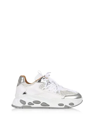 TITAN mesh - Sneakers | Silver / White