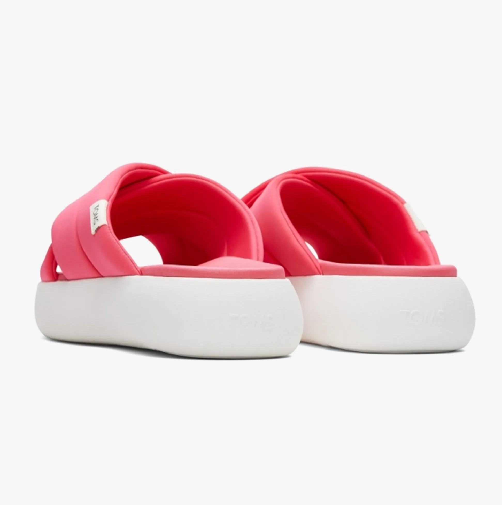 TOMS ALPARGATA MALLOW CROSSOVER Womens Textile Mule Slippers Pink