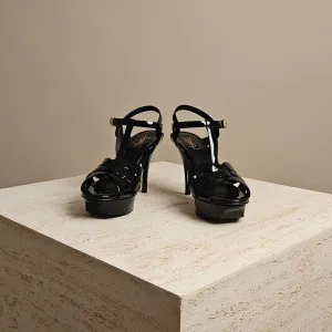 Tribute 105 Sandal Black Leather