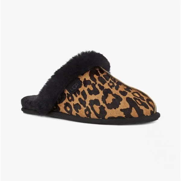UGG SCUFFETTE II PANTHER Womens Cow Hair Mule Slippers Butterscotch