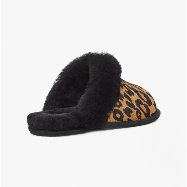 UGG SCUFFETTE II PANTHER Womens Cow Hair Mule Slippers Butterscotch