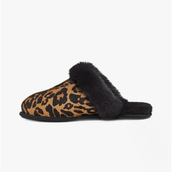 UGG SCUFFETTE II PANTHER Womens Cow Hair Mule Slippers Butterscotch