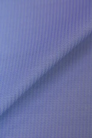 Verne & Clet 60% Cotton 40% Pontella Periwinkle Oxford Weave Tailored Shirt