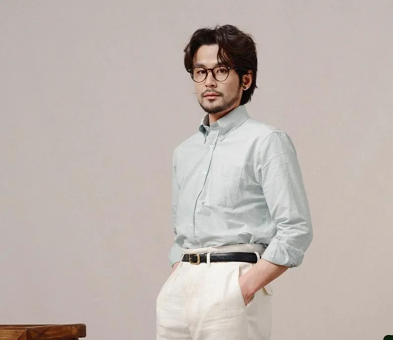 Washed Oxford Button-Down Shirt