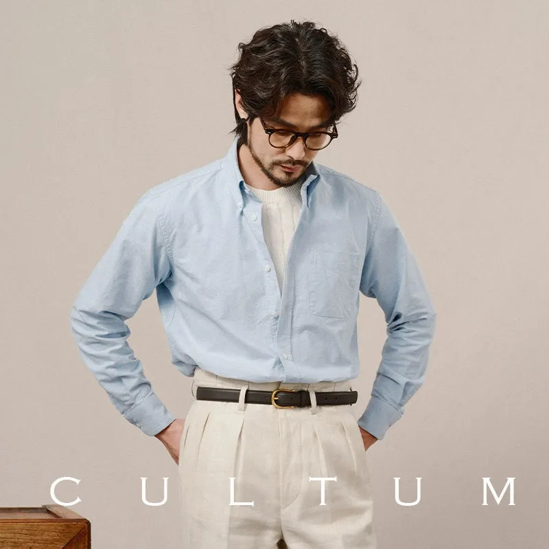 Washed Oxford Button-Down Shirt