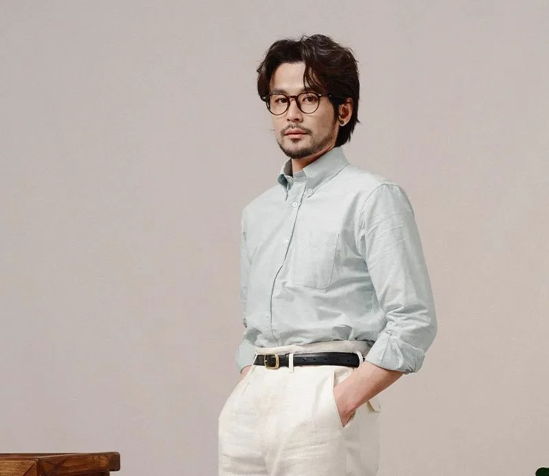Washed Oxford Button-Down Shirt