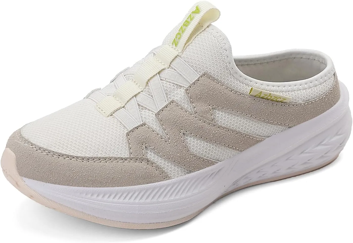 Women Slip On Mule Shoes Lightweight Closed Toe Arch Support Non Slip Rubber Sole
