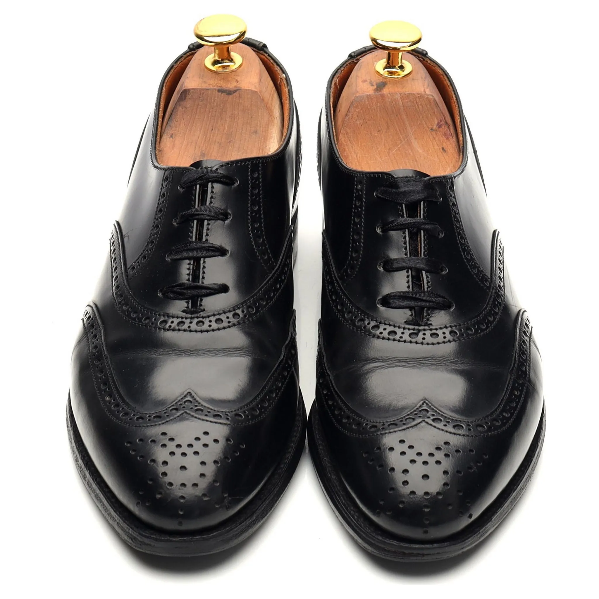 Women's 'Jenny' Black Leather Oxford Brogues UK 4.5 C