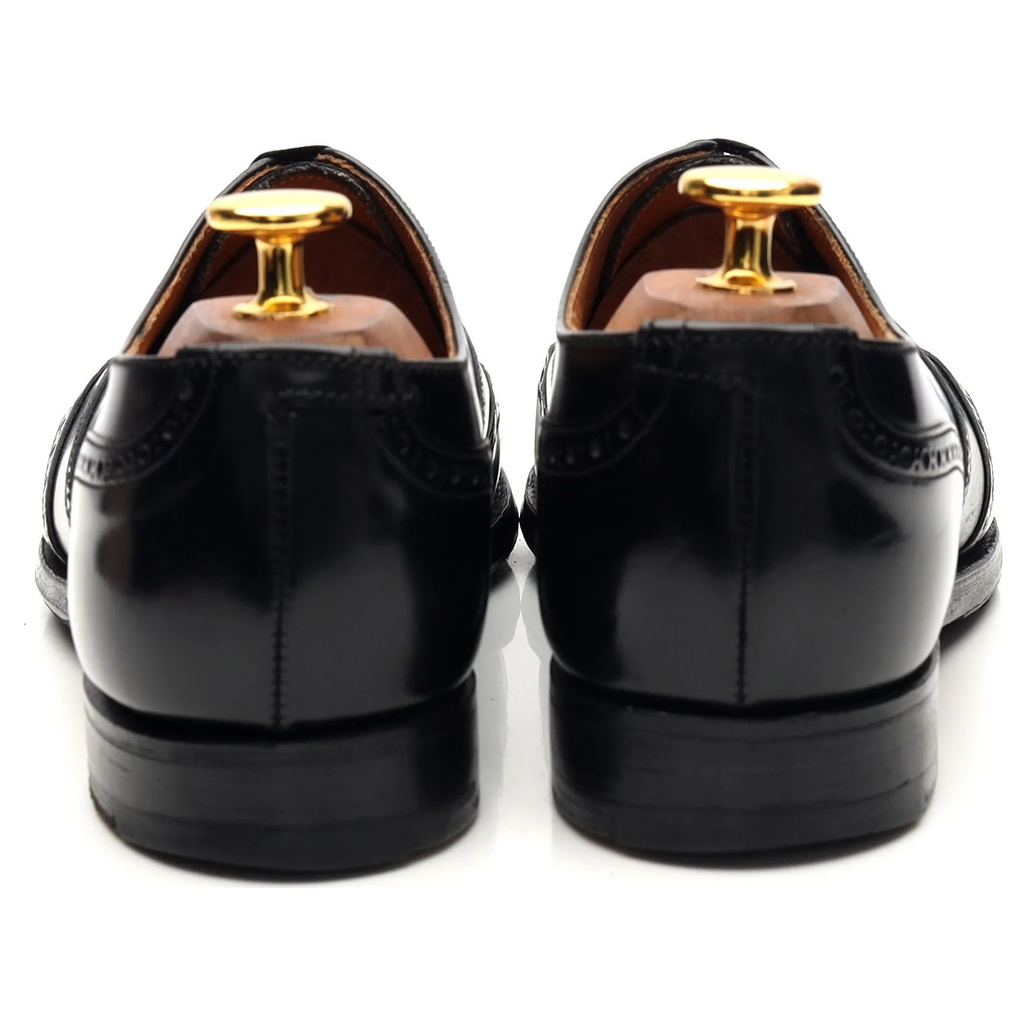 Women's 'Jenny' Black Leather Oxford Brogues UK 4.5 C