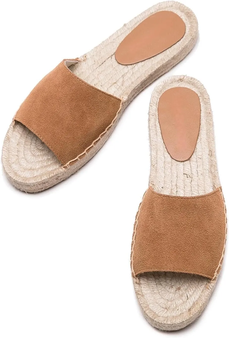 Women's One Word Thick Bottom Slippers - Fashionable Flat Shoes Comfortable Sandals Breathable Non slip Slippers Easy to Wear Suitable for Pairing with T-shirts, Dresses, Jeans