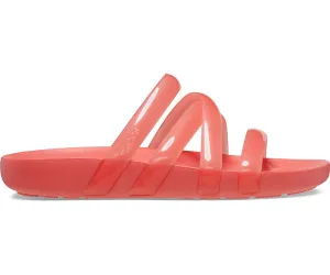 W's CrocsSplashGlosStrapSandal  - Neon Watermelon